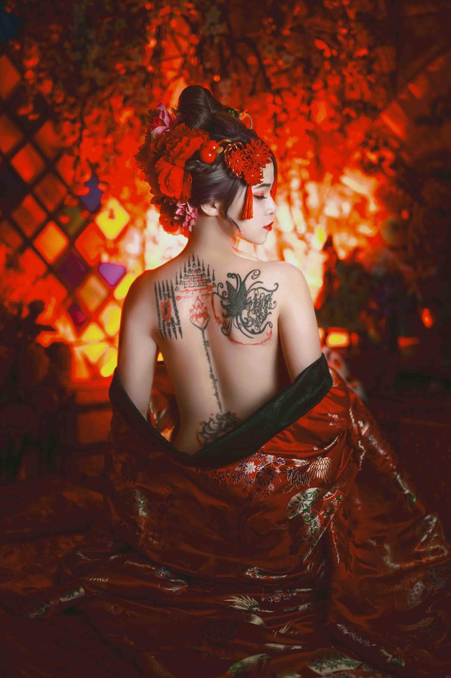 花魁之魅：捕捉優雅動人的每一刻的第5張圖片